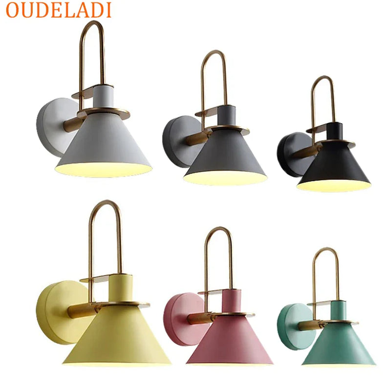 Nordic Macaroon Wall Lamps by Axya - Modern Home Decor Lighting Fixtures