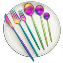 Axyaa 24/36Pcs Stainless Steel Flatware Cutlery Set Silverware Kitchen Tableware