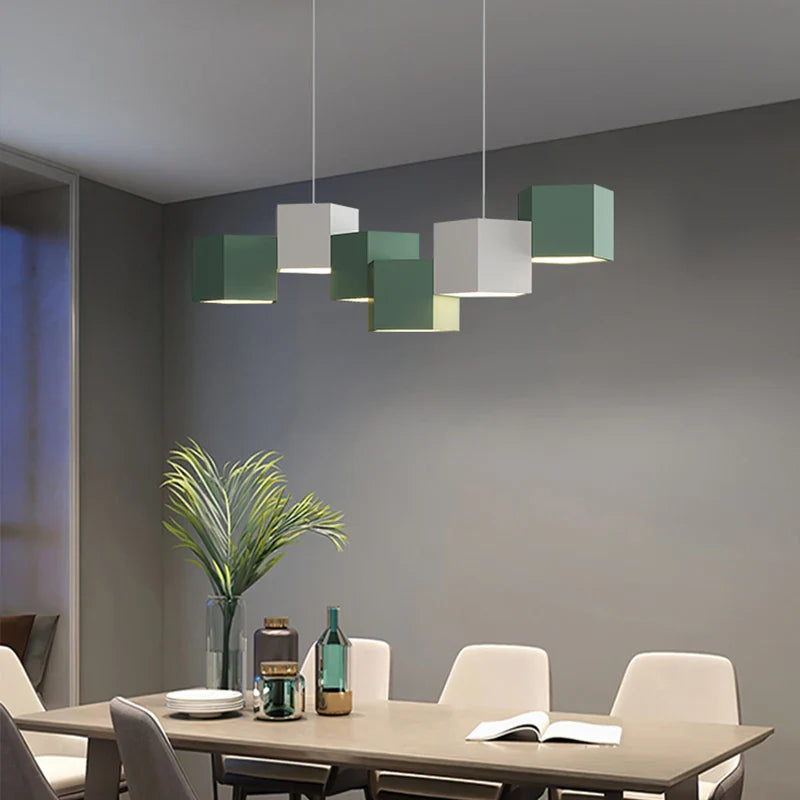 Nordic Style LED Chandelier for Kitchen Dining Tables - Axyaa Pendant Lights