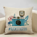 Axyaa Life Beautiful Words Linen Cushion Cover 45x45cm Luxe Bedroom Decor