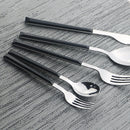 Axyaa Stainless Steel Cutlery Set for Dining - 20-Piece Complete Tableware Collection
