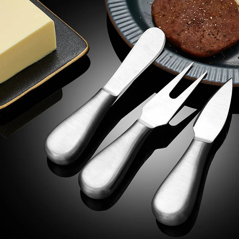 Axyaa Cheese Butter Knife Spatula Scraper Fork Sandwich Cutter Kitchen Accessories