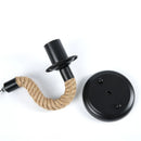Axya Country Rope Wall Lamp for Retro Living Room Decor