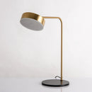 Axyaa LED Table Lamp Gold Metal Reading Light High-Quality Home Lighting