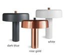 Axyaa Nordic Metal Table Lamps for Living Room, Bedroom, Bedside - Black, White, Rose Gold