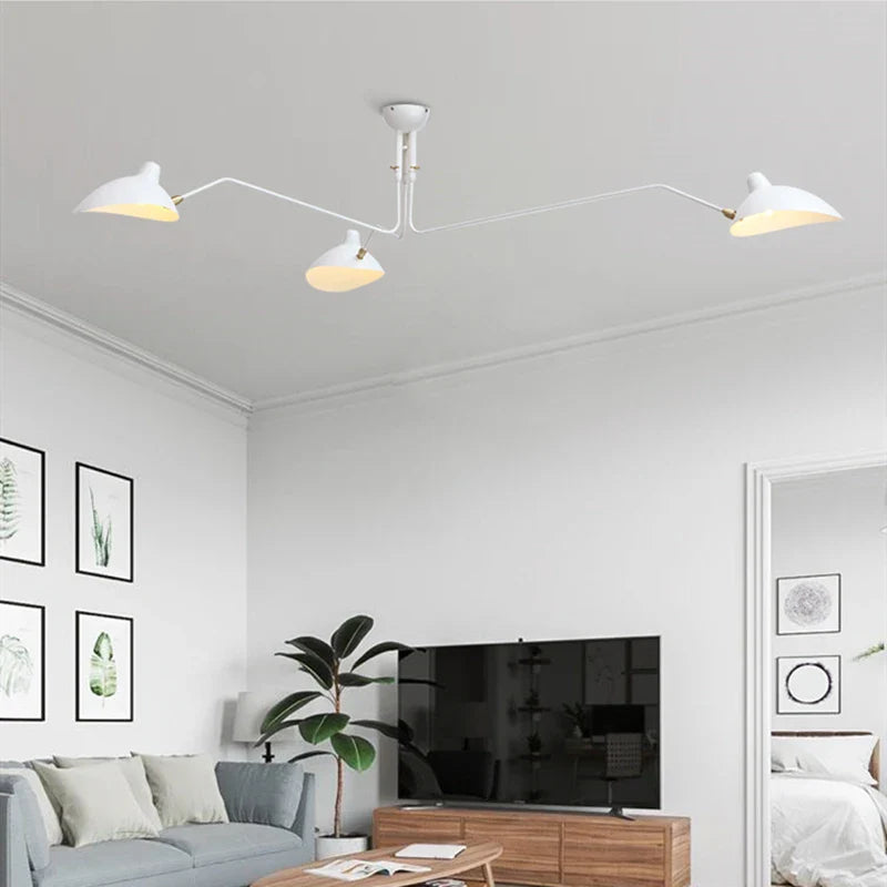 Axyaa Nordic Duckbill Chandelier - Modern Iron Ceiling Light Fixture
