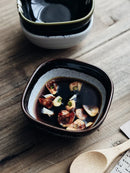 Axya Hand-painted Ceramic Soy Sauce Bowl, Japanese Restaurant Tableware