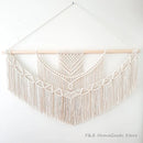 Axyaa Hand Woven Macrame Wall Hanging Tapestry - Bohemian Home Decor