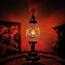 Axyaa Mosaic Glass Table Lamp: Vintage Art Deco Handcrafted Romantic Bed Light