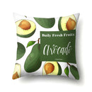 Fresh Fruits Watermelon Throw Pillow Covers by Axyaa