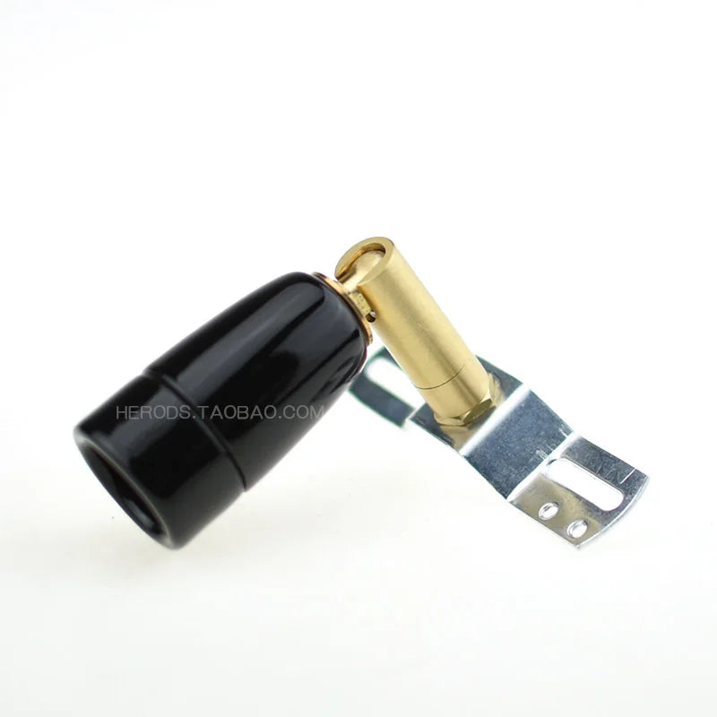 Axyaa Ceramic E14 Socket Lamp Bulb Holder for Pet Fish Aquarium