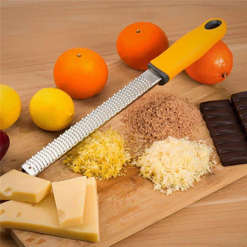 Axyaa Stainless Steel Lemon Cheese Grater Fruit Cutter Grinder Kitchen Tool