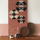 Axyaa Gold Hoop Macrame Wall Hanging decor in Nordic Style
