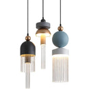 Axyaa Nordic Italian Tassel Pendant Lights - Modern Bedroom Restaurant Hanging Lamp