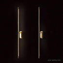 Axyaa Nordic Copper Wall Lamps - Modern Bedroom LED Lights