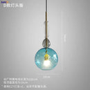 Axyaa Nordic LED Glass Pendant Lights for Bedroom Living Room Bar Cafe