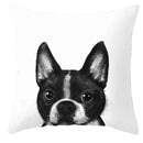 Axyaa Cartoon Dog Cat Printed Cushion Cover for Kid Room Decor 45X45CM