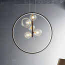 Axya Modern Glass Ball Pendant Light for Home Decor