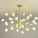 Axyaa Glass Ball Chandelier Fission Gold, Italian Design for Living Dining Bedroom