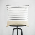 Axyaa White Geometric Cushion Covers 45x45 for Sofa Couch Living Room