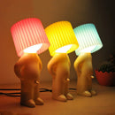 Axya Shy Kid Desk Lamp: Creative LED Table Light for Bedroom, Reading & Night Light