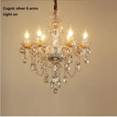 Axyaa Modern Crystal Chandelier Light Fixture for Luxury Home Decor