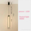 Axyaa Nordic Minimalist LED Chandelier for Bedroom and Living Room