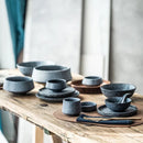 Axya Stoneware Gray Dinnerware Set for Restaurants - Plate, Bowl, Tableware