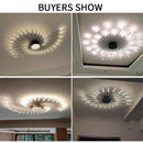 Axyaa Modern LED Fireworks Chandelier for Home Living Room Bedroom