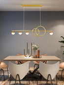 Axya Nordic Rectangular Dining Table Pendant Lamp
