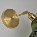 Axyaa Copper Glass Wall Lights Sconce LED Nordic Modern Bedroom Stair Lamp