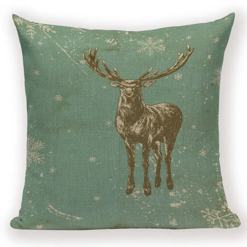 Axyaa Christmas Bed Linen Pillowcase Set for Home Decor and Gifts