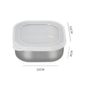 Axyaa Stainless Steel Bento Lunch Box Container with Fresh-Keeping Cover