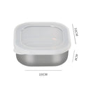 Axyaa Stainless Steel Bento Lunch Box Container with Fresh-Keeping Cover