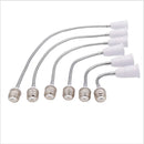 Axyaa Gooseneck E27 to E27 Base Extension Adapter - 2 Pack