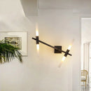 Axyaa Minimalist Nordic Gold Black Wall Light Sconces with G9 Bulb