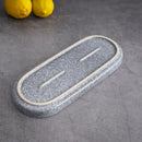 Axyaa Ceramic Sushi Plate Set - Japanese Fish Tableware Rectangular Flat Plate