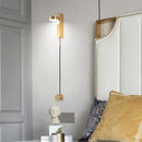 Axyaa Rotating LED Wall Lamp | Black Gold Indoor Lighting Fixture for Bedroom & Living Room