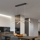 Axyaa Modern LED Chandelier Strip for Dining Room and Living Room