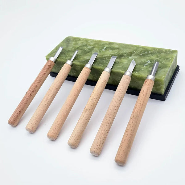 Axya Jade Base Sharpening Whetstone 10000 Grit for Kitchen Knives Edge Sharpener Agate