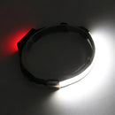 Axya 8000LM COB LED Headlamp with Red Warning Light