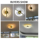 Axyaa Modern Luxury LED Ceiling Lamp: Bedroom & Living Room Lighting Fixture