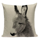 Axyaa Animal Print Cushion Covers - High Quality Decorative Pillows for Sofa
