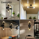 Axyaa Glass Beads LED Wall Sconces for Modern Home Deco Living Room and Bedroom