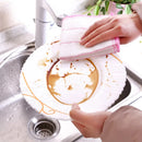 Axyaa Microfiber Scouring Pad Dish Cleaning Cloth Set of 10