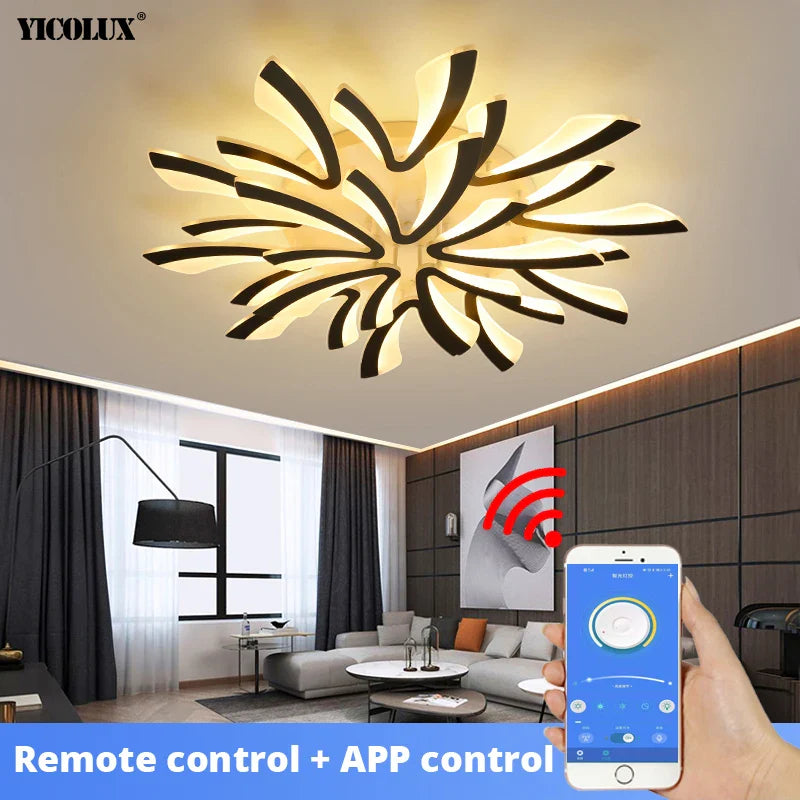 Axya Modern LED Ceiling Lights with Remote Control