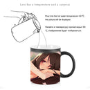 Axyaa Ceramic Color Changing Coffee Mug - Sexy Girl Design - Thermal Cup