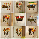 Tiffany Glass Wall Lamp by Axyaa: Nordic Style LED Decoration for Living Room