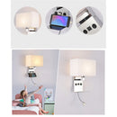 Axyaa Wall Lamp with Phone Holder & Switch
