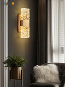 Axya Modern Crystal Wall Lamp for Living Room Background Bedside Wall Light